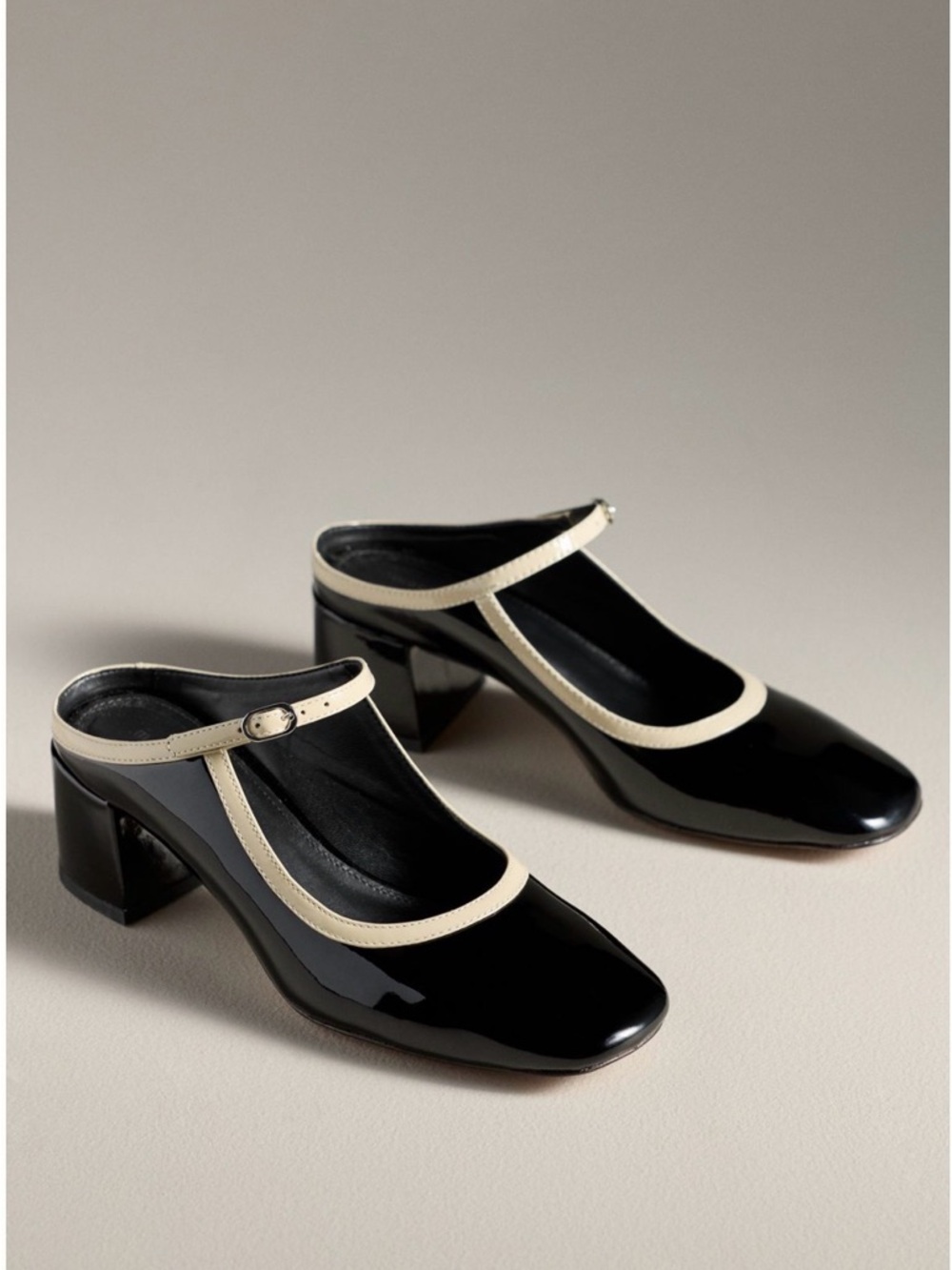 Maeve Block-Heel MaryJane Mules- EU 36 - Picture 2 of 3